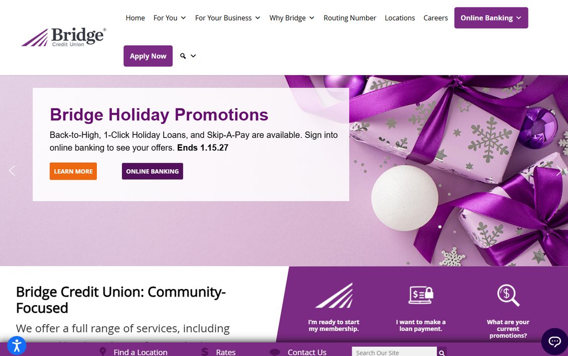 Bridge Credit Union – bridgecu.org