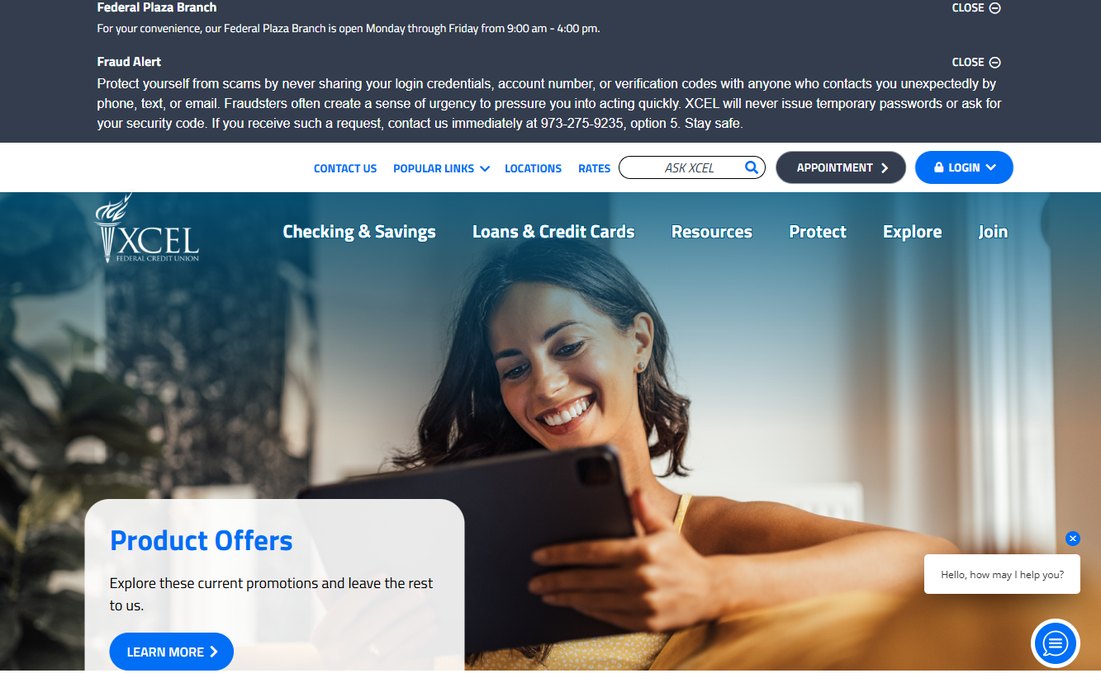 XCEL Federal Credit Union – xcelfcu.org