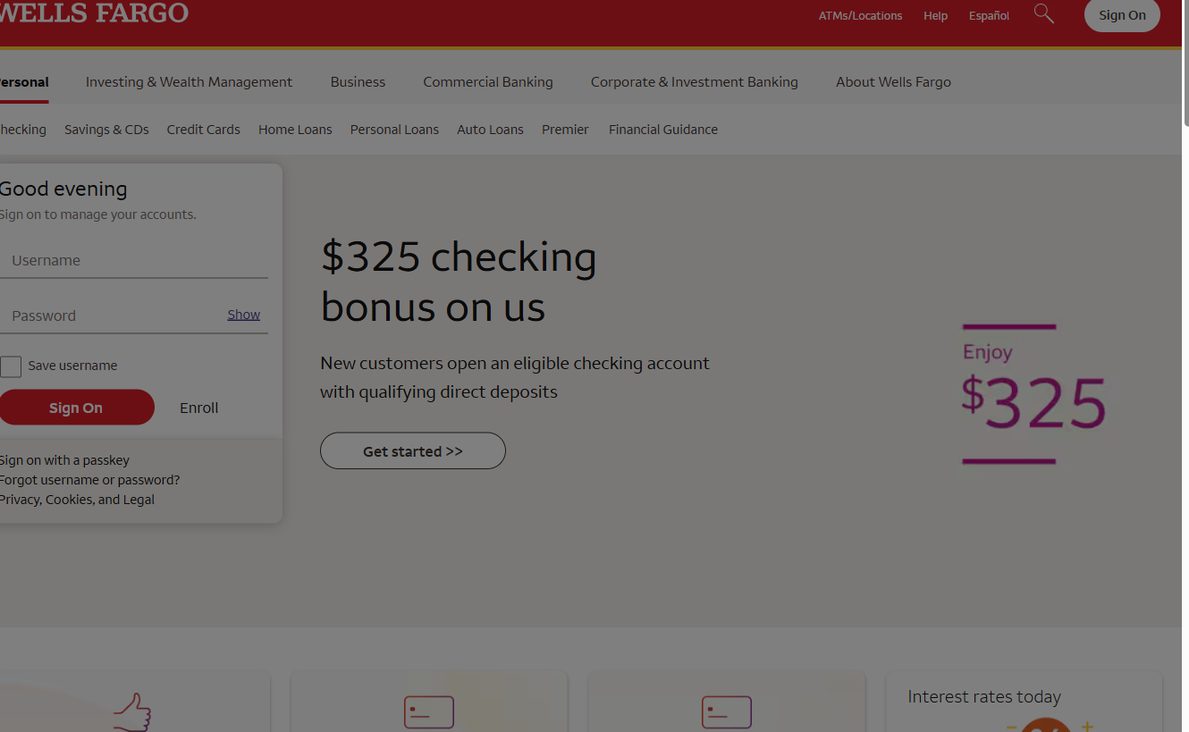 Wells Fargo – wellsfargo.com