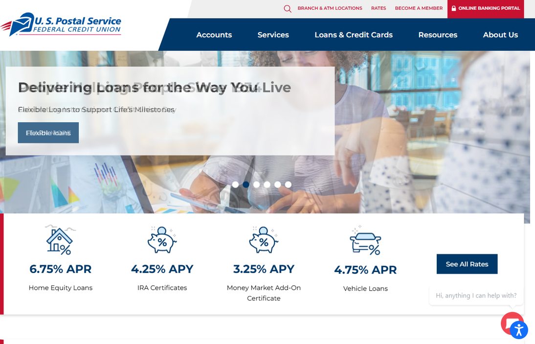 USPS Federal Credit Union – uspsfcu.org