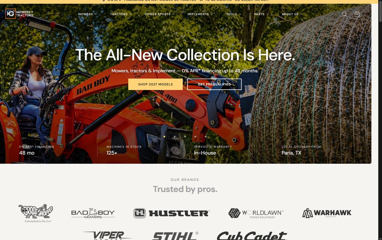 K and G Mowers – kgmowers.com