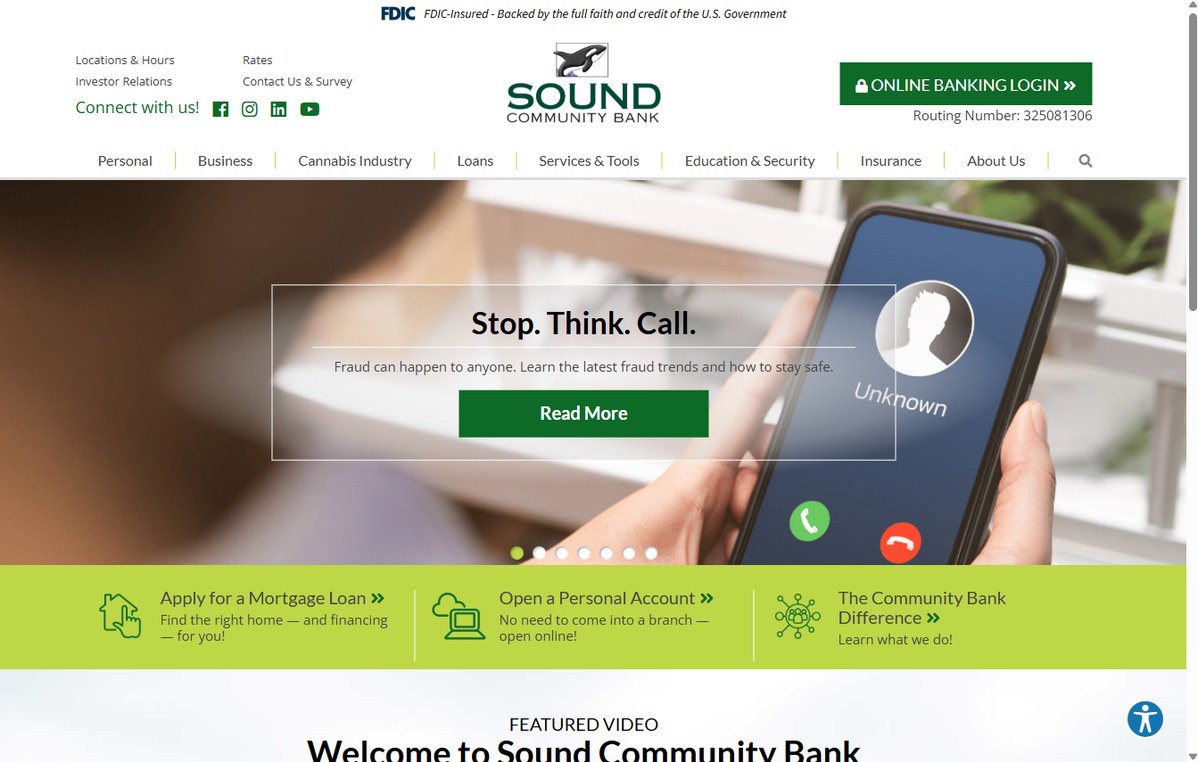Sound Community Bank – soundcb.com
